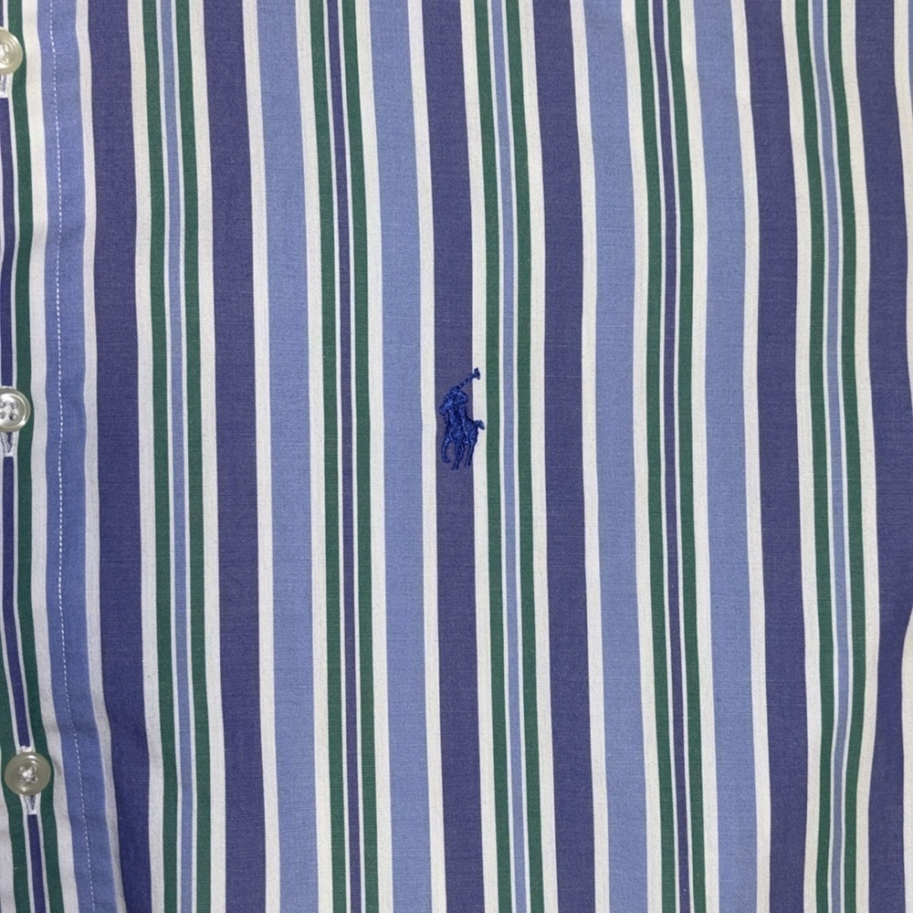 Ralph Lauren Blake Striped Button Up Shirt XL - Picture 3 of 10